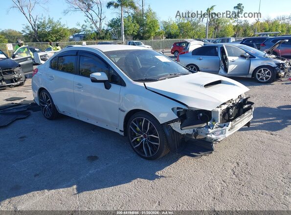 JF1VA2E65M9822845 2021 SUBARU WRX STI Белый Передняя правая четверть