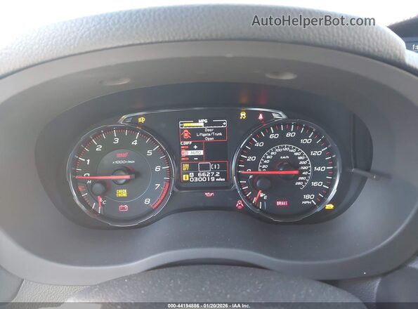 JF1VA2E65M9822845 2021 SUBARU WRX STI Белый Вид задних сидений