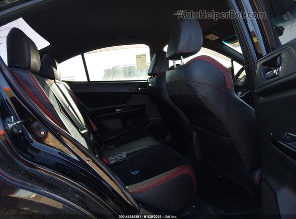 JF1VA2M60J9804122 2018 SUBARU WRX STI Черный Вид наклейки с VIN-кодом