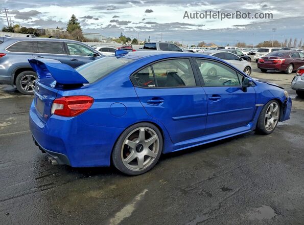 JF1VA2M62G9814675 2016 SUBARU WRX Синий Задняя правая четверть
