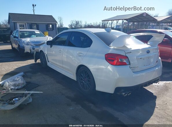 JF1VA2M67H9822739 2017 SUBARU WRX STI Белый Задняя левая четверть