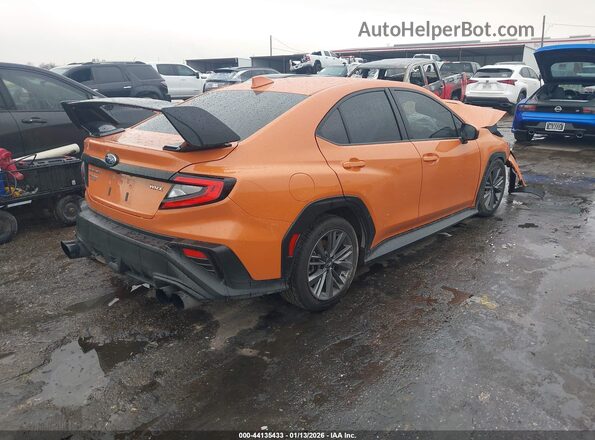 JF1VBAA62N9021529 2022 SUBARU WRX Оранжевый Задняя правая четверть