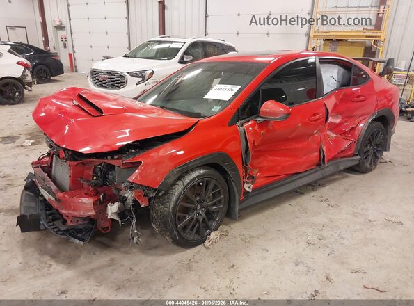 JF1VBAF64N9021573 2022 SUBARU WRX Красный Передняя левая четверть