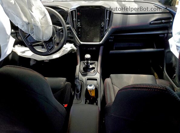JF1VBAH69S9807619 2025 SUBARU WRX Черный Вид панели приборов