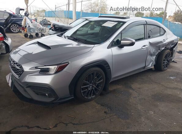 JF1VBAL61N9006243 2022 SUBARU WRX Gray წინა მარცხენა ხედი სამი მეოთხედიდან