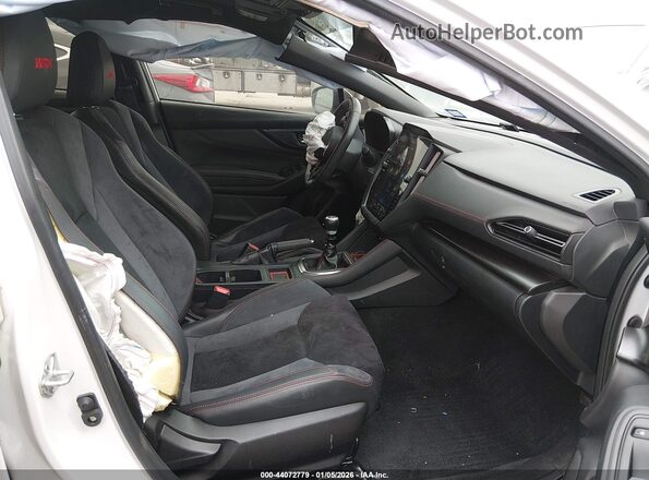 JF1VBAL63N9022539 2022 SUBARU WRX Белый Вид салона спереди