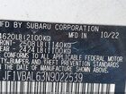 2022 Subaru Wrx Limited Белый vin: JF1VBAL63N9022539 2022 Subaru Wrx Limited Белый vin: JF1VBAL63N9022539