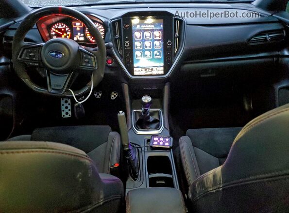 JF1VBAN6XR9817588 2024 SUBARU WRX Серый Вид панели приборов