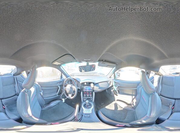 JF1ZCAC11L9701662 2020 SUBARU BRZ Blue Vista de la etiqueta del VIN