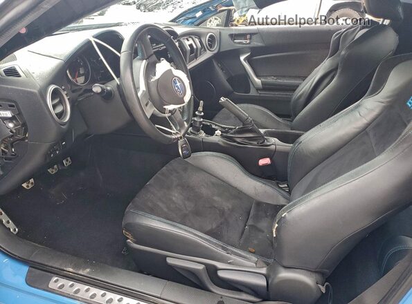 JF1ZCAC12G9600748 2016 SUBARU BRZ Blue Widok wnętrza z przodu