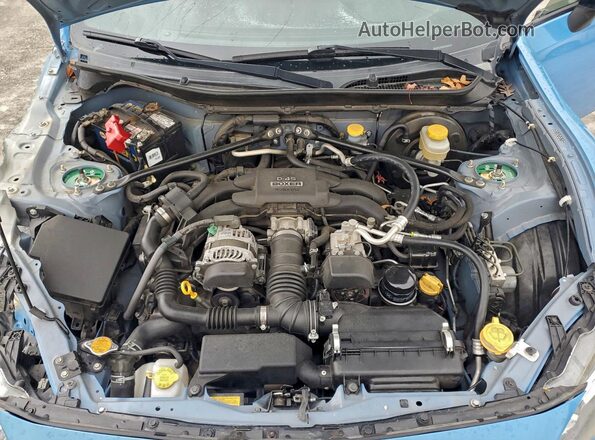 JF1ZCAC12G9600748 2016 SUBARU BRZ Blue Widok wnętrza z tyłu