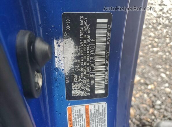 JF1ZCAC12L9700116 2020 SUBARU BRZ Синий Вид подкапотного пространства