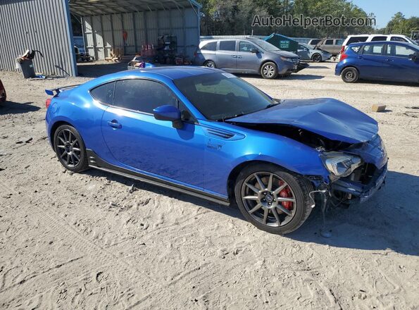 JF1ZCAC16J9602090 2018 SUBARU BRZ Синий Передняя правая четверть