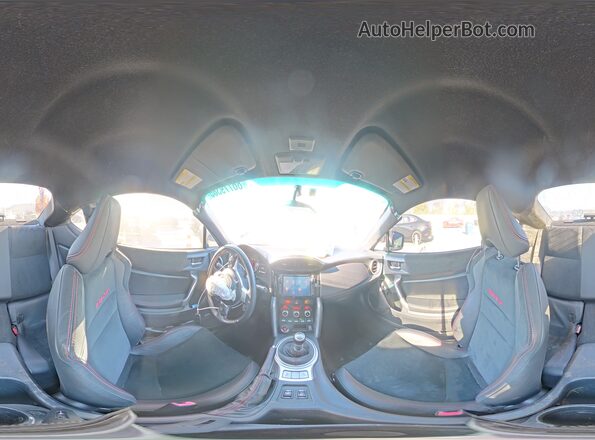 JF1ZCAC17K9600592 2019 SUBARU BRZ Silver Widok naklejki z numerem VIN