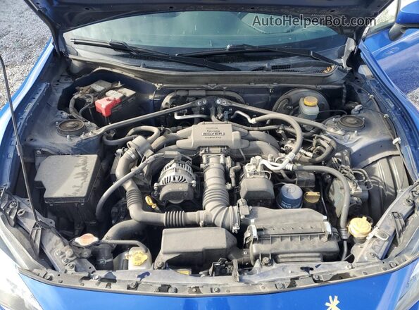 JF1ZCAC19J8601506 2018 SUBARU BRZ Синий Вид задней части салона