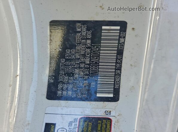 JF1ZDBB15N9702451 2022 SUBARU BRZ Белый Вид подкапотного пространства