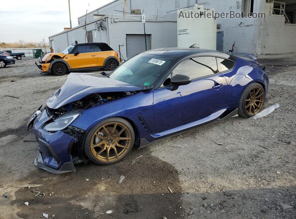 JF1ZDBB16P9700369 2023 SUBARU BRZ Синий Передняя левая четверть