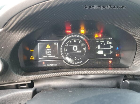 JF1ZDBB16P9700369 2023 SUBARU BRZ Синий Вид щитка приборов