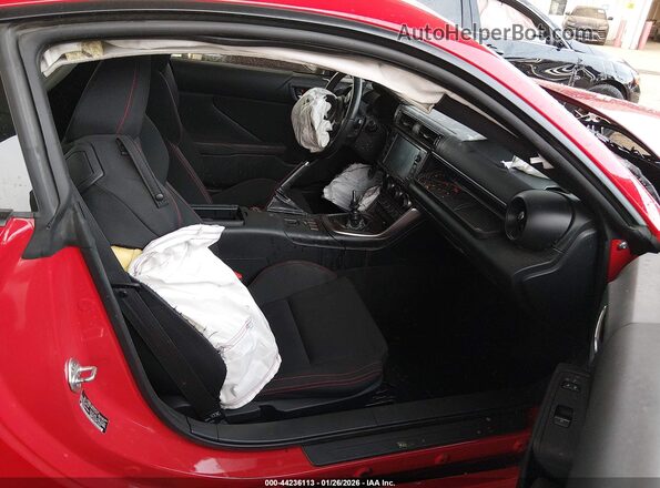 JF1ZDBB19R9702815 2024 SUBARU BRZ Red წინა სალონის ხედი