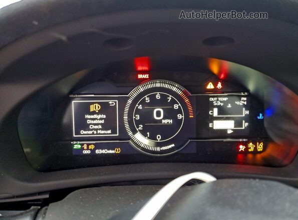 JF1ZDBE14R9701518 2024 SUBARU BRZ Белый Вид щитка приборов