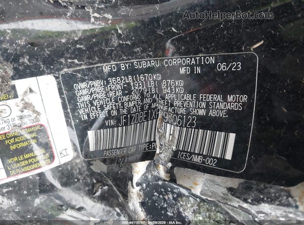 JF1ZDBE1XP9706123 2023 SUBARU BRZ Blue Widok komory silnika