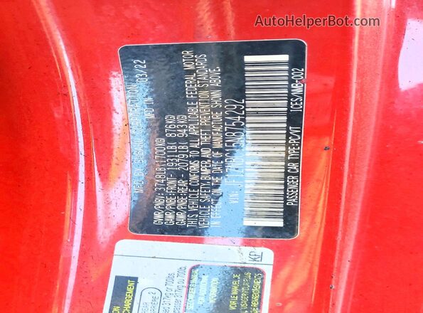 JF1ZNBC15N8754292 2022 TOYOTA GR Red Widok komory silnika