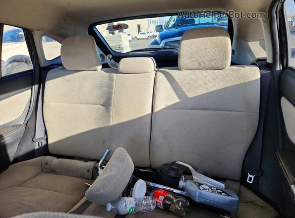 JF2GPABC0GG201360 2016 SUBARU CROSSTREK Black Widok tylnych siedzeń