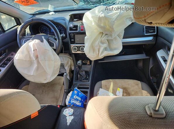 JF2GPABC0GG201360 2016 SUBARU CROSSTREK Black Widok deski rozdzielczej