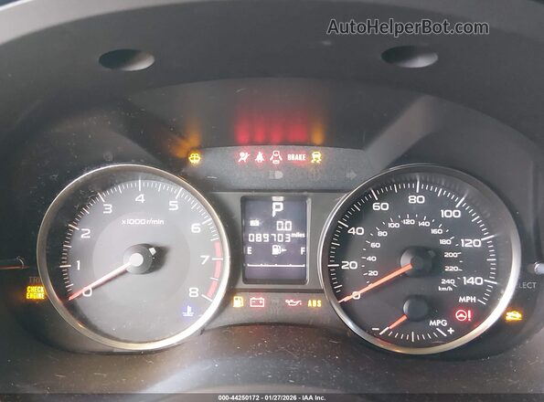 JF2GPABC1H8216722 2017 SUBARU CROSSTREK Белый Вид задних сидений