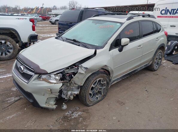 JF2GPABC5H8220109 2017 SUBARU CROSSTREK Кремовый Передняя левая четверть