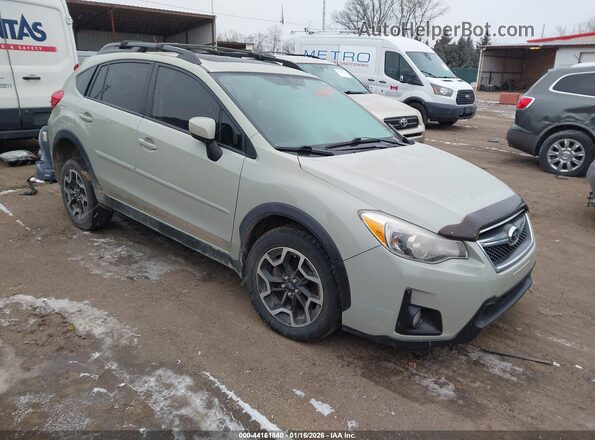 JF2GPABC5H8220109 2017 SUBARU CROSSTREK Кремовый Передняя правая четверть