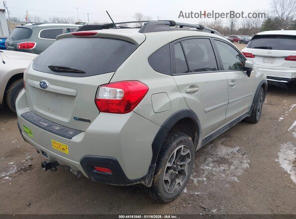 JF2GPABC5H8220109 2017 SUBARU CROSSTREK Кремовый Задняя правая четверть