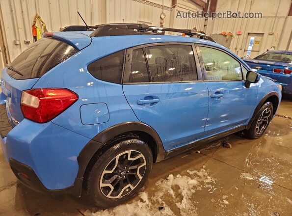 JF2GPABC9G8239504 2016 SUBARU CROSSTREK Blue Задня права чверть