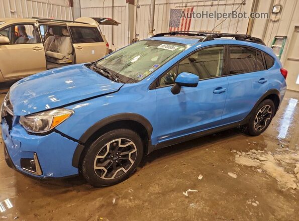 JF2GPABC9G8239504 2016 SUBARU CROSSTREK Blue Передня ліва чверть