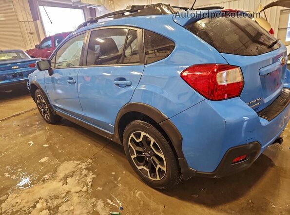 JF2GPABC9G8239504 2016 SUBARU CROSSTREK Blue Задня ліва чверть
