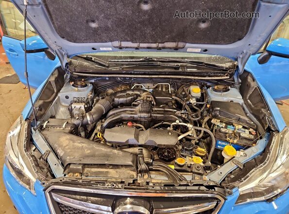 JF2GPABC9G8239504 2016 SUBARU CROSSTREK Blue Вид підкапотного простору