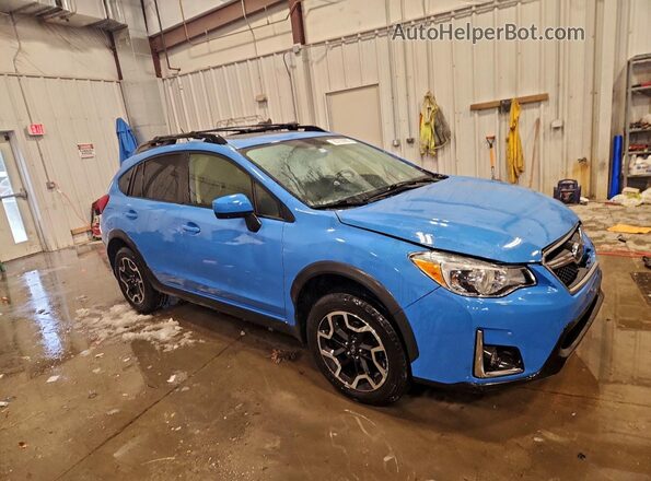 JF2GPABC9G8239504 2016 SUBARU CROSSTREK Blue Передня права чверть