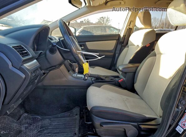 JF2GPABC9HH274710 2017 SUBARU CROSSTREK Черный Вид салона спереди