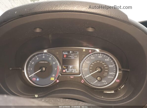 JF2GPAKC4H8208467 2017 SUBARU CROSSTREK Черный Вид задних сидений