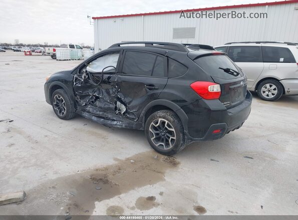 JF2GPAKC4H8208467 2017 SUBARU CROSSTREK Черный Задняя левая четверть