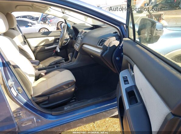 JF2GPBBC9GH250279 2016 SUBARU CROSSTREK HYBRID Blue Widok wnętrza z przodu
