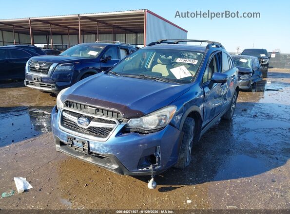 JF2GPBBC9GH250279 2016 SUBARU CROSSTREK HYBRID Blue Przód lewy