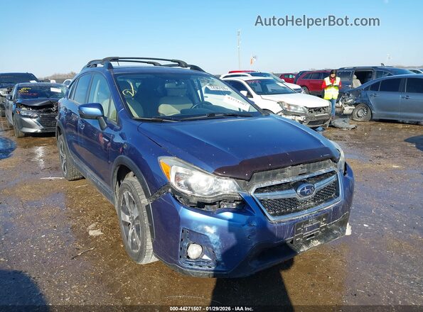 JF2GPBBC9GH250279 2016 SUBARU CROSSTREK HYBRID Blue Przód prawy