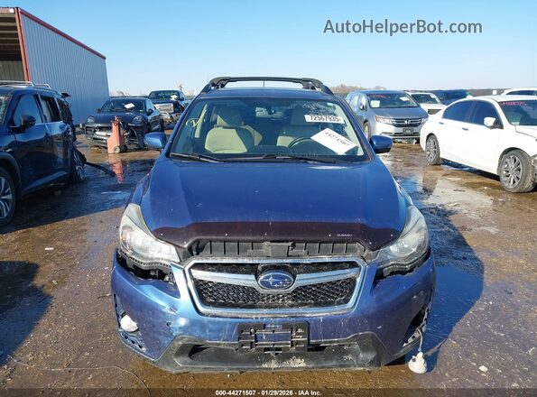 JF2GPBBC9GH250279 2016 SUBARU CROSSTREK HYBRID Blue Widok zestawu wskaźników