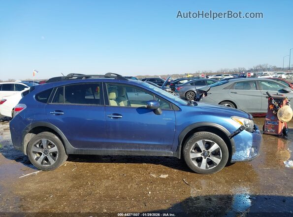 JF2GPBBC9GH250279 2016 SUBARU CROSSTREK HYBRID Blue Widok wnętrza z tyłu