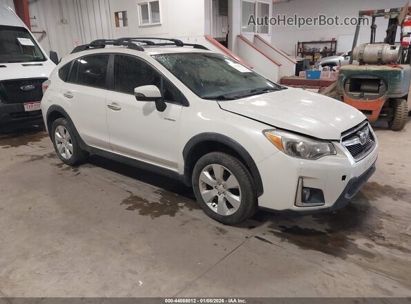 JF2GPBLC1GH204167 2016 SUBARU CROSSTREK HYBRID White Przód prawy