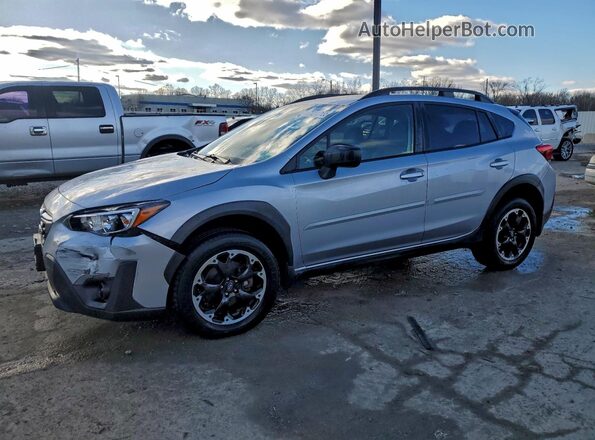 JF2GTABC3N8275133 2022 SUBARU CROSSTREK Серебряный Передняя левая четверть