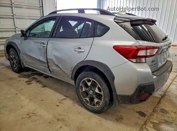 JF2GTABC7JH336980 2018 SUBARU CROSSTREK Серебряный Задняя левая четверть