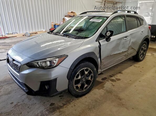 JF2GTABC7JH336980 2018 SUBARU CROSSTREK Серебряный Передняя левая четверть