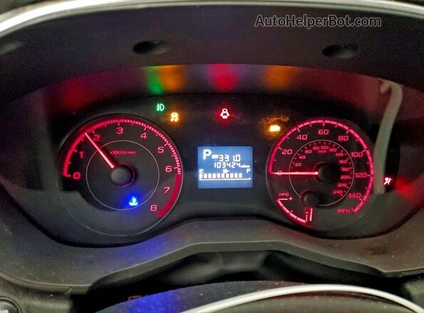 JF2GTABC7JH336980 2018 SUBARU CROSSTREK Серебряный Вид щитка приборов